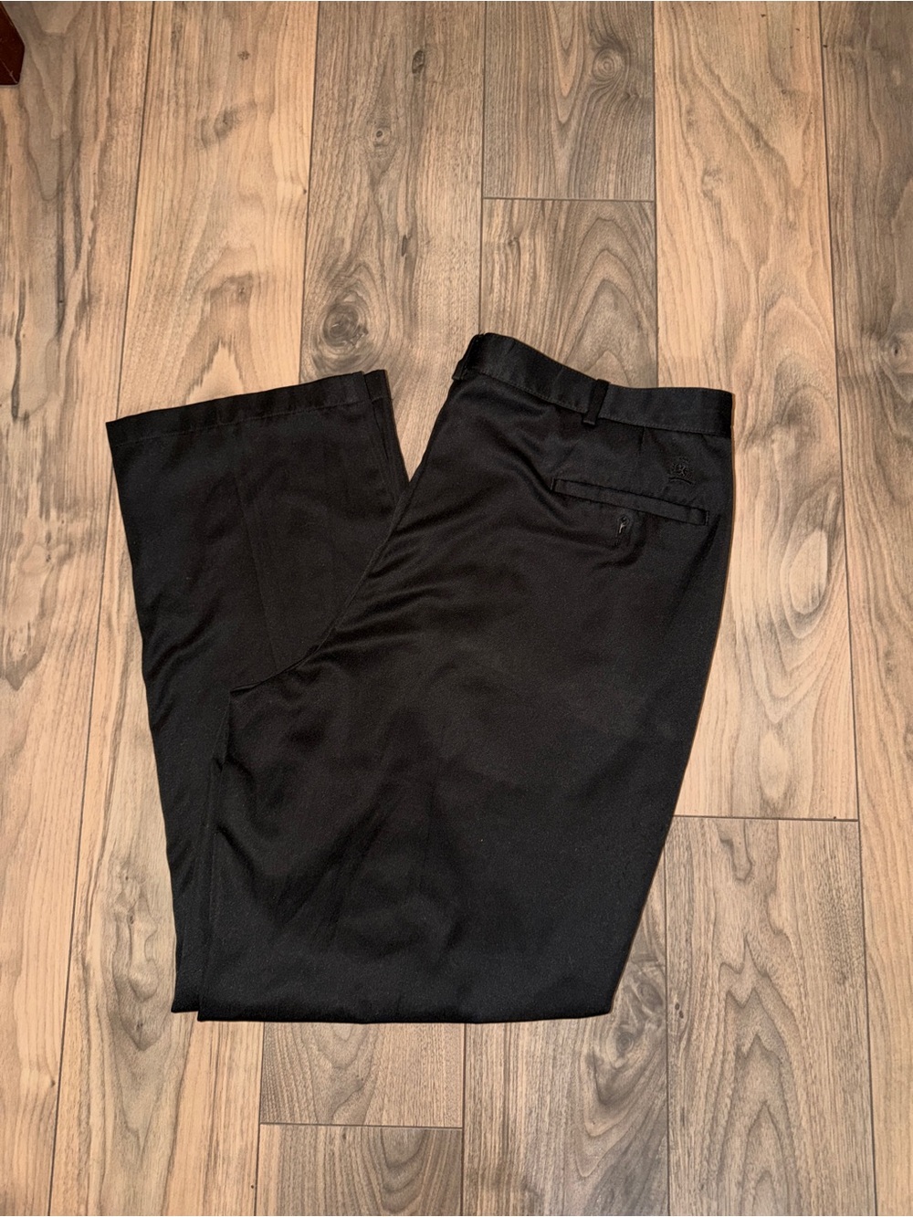 Tommy Hilfiger Black Dress Pants with Cream Lining